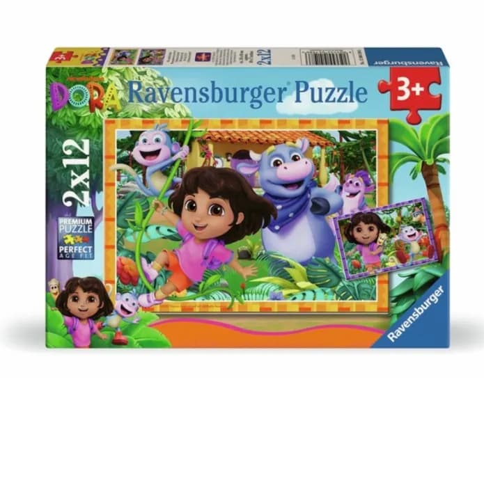 Ravensburger Dora the Explorer Pussel 2x12-bitar