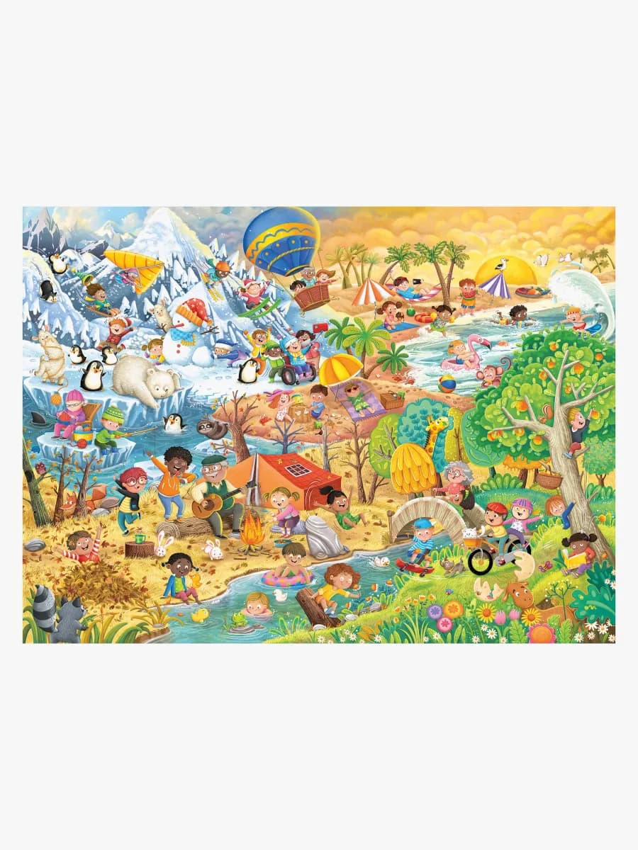 Ravensburger Four Seasons Pussel 100 Bitar