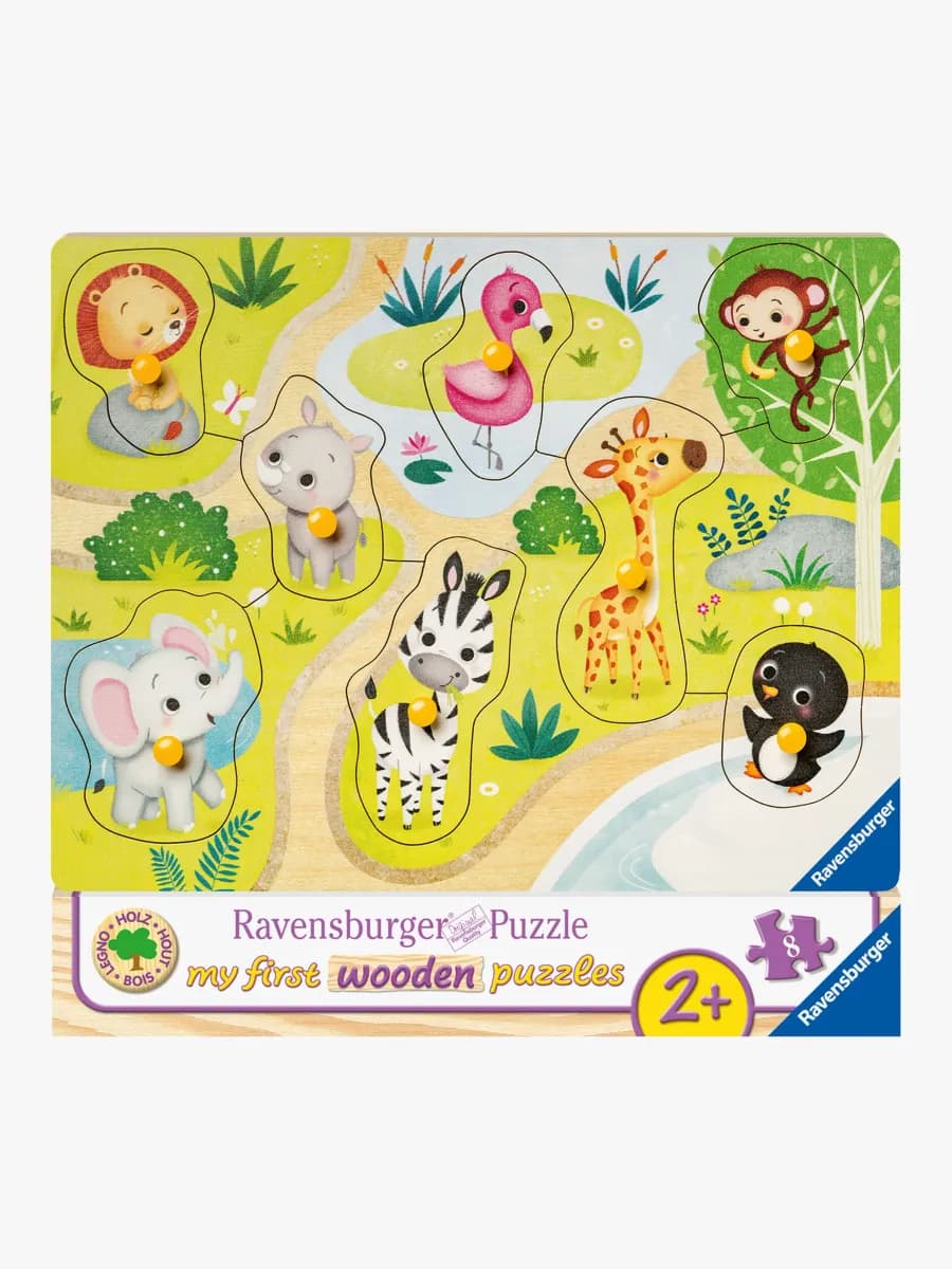 Ravensburger Knoppussel Zoodjur 8 Bitar
