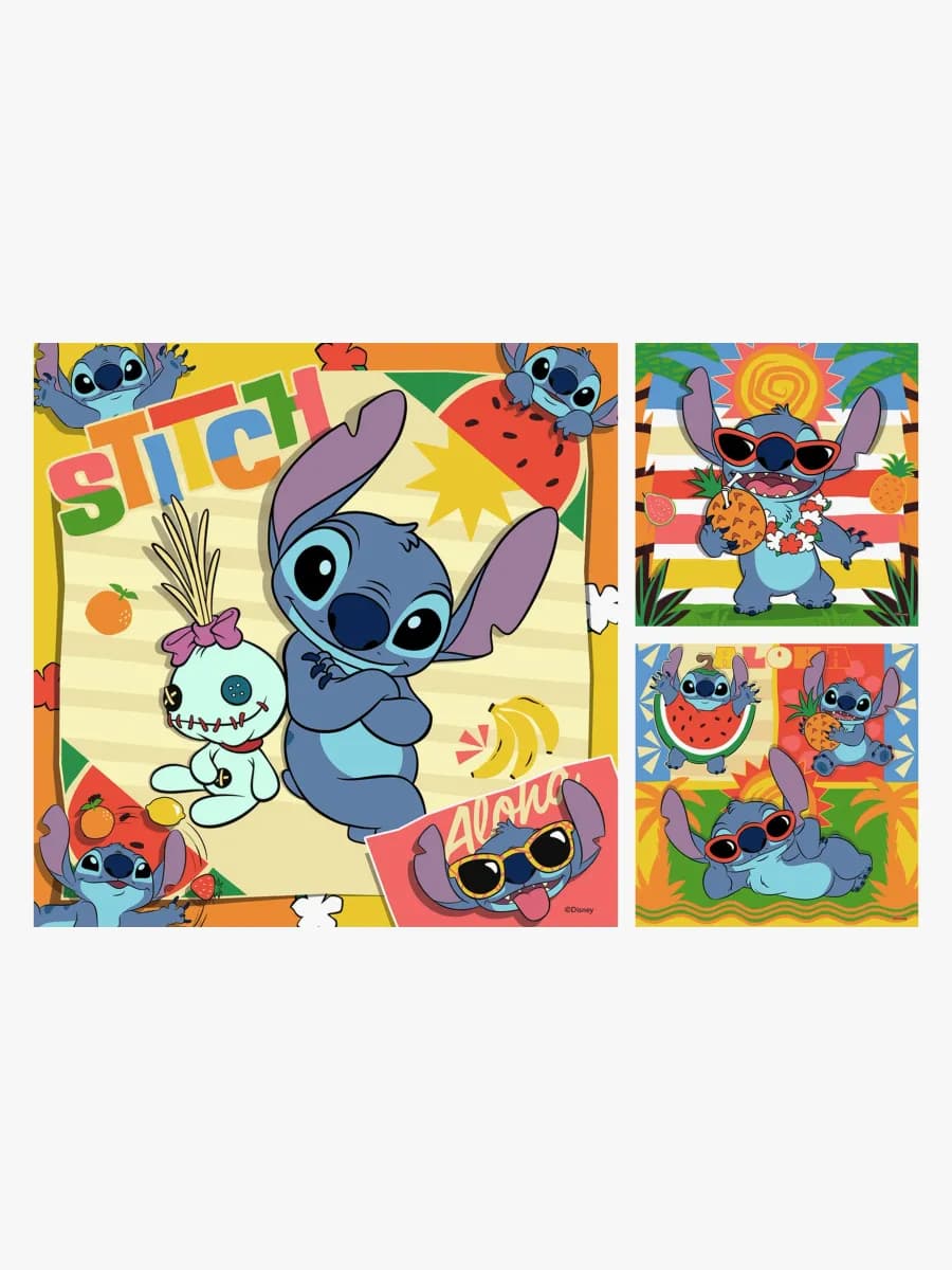 Ravensburger Lilo &  Stitch Pussel 3x49 Bitar