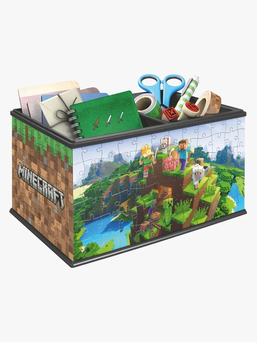 Ravensburger Minecraft 3D-pussel Skattkista 108 Bitar