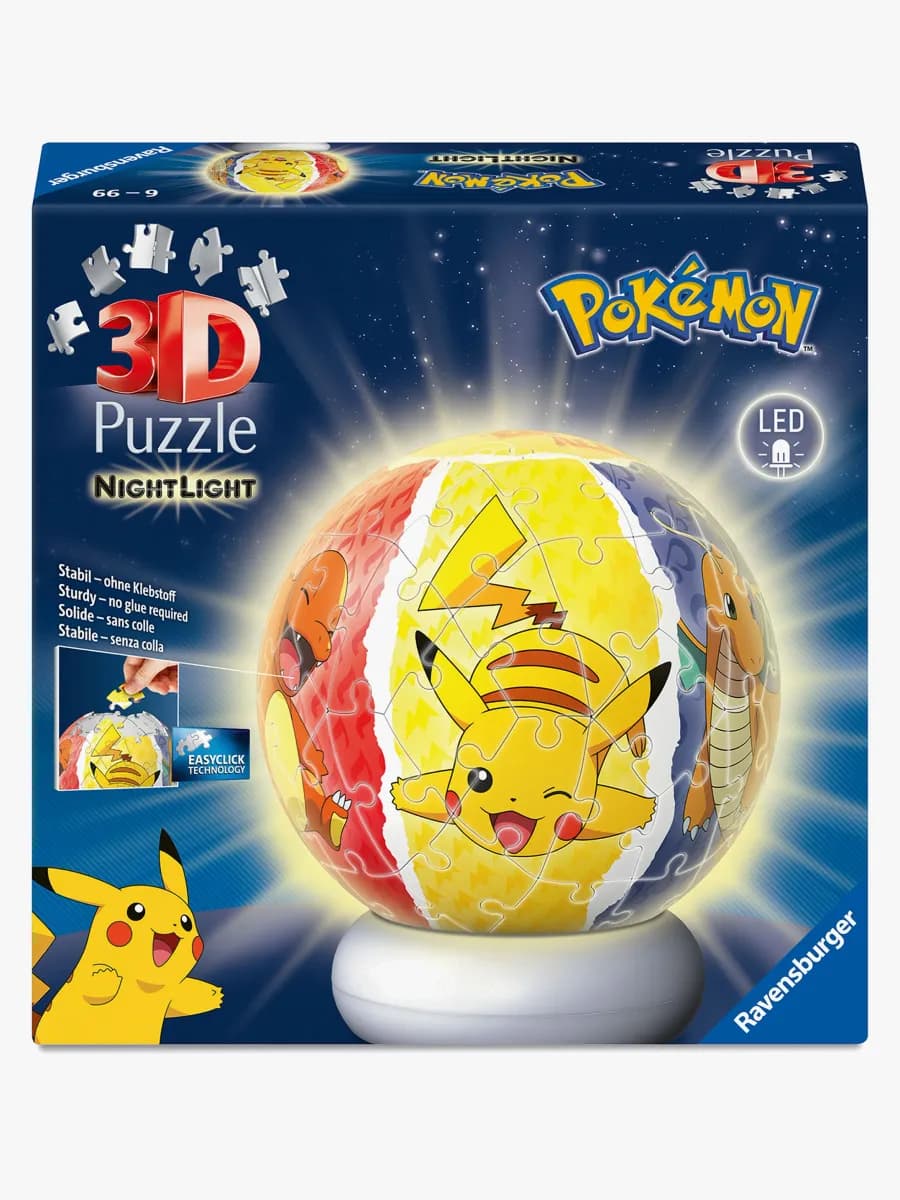 Ravensburger Pokémon 3D-pussel Nattlampa 72 Bitar, Barnrum