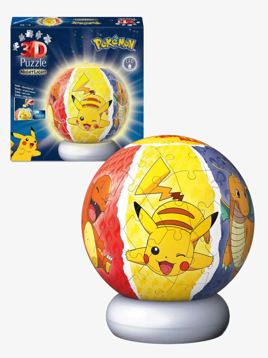 Ravensburger Pokémon 3D-pussel Nattlampa 72 Bitar, Barnrum
