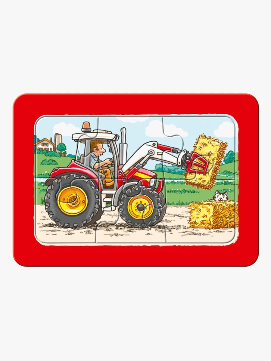 Ravensburger Pussel Arbetsfordon 3x6 Bitar