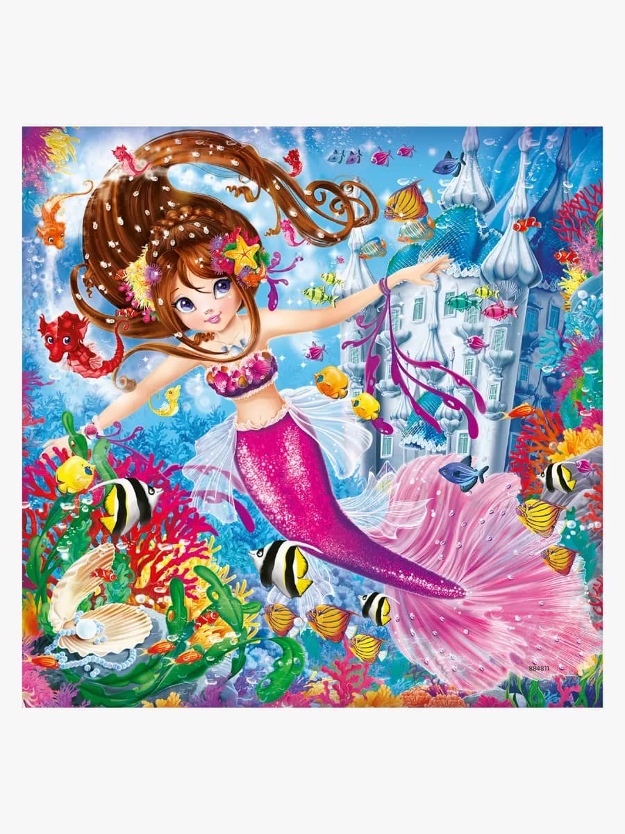 Ravensburger Pussel Charmiga Sjöjungfrur 3x49 Bitar
