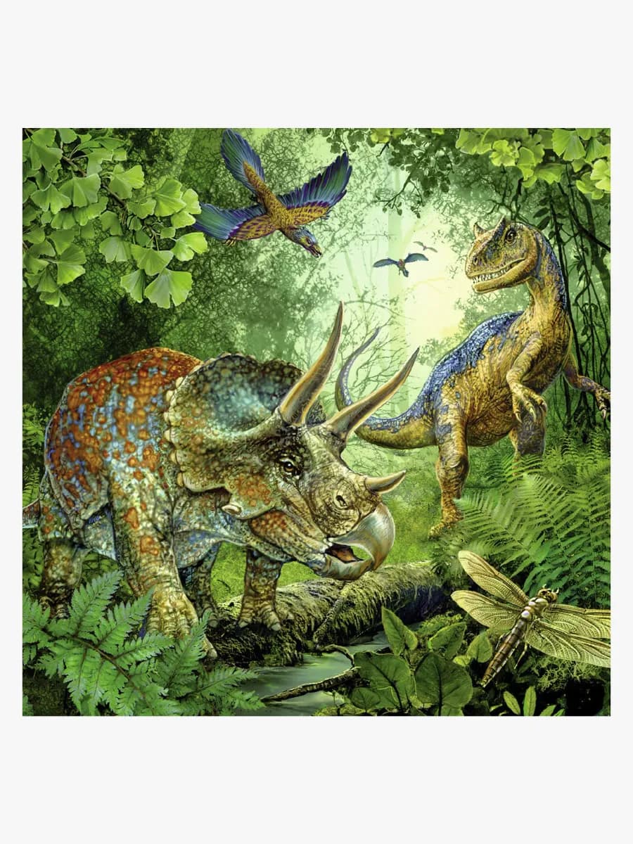 Ravensburger Pussel Dinosaurie 3x49 Bitar