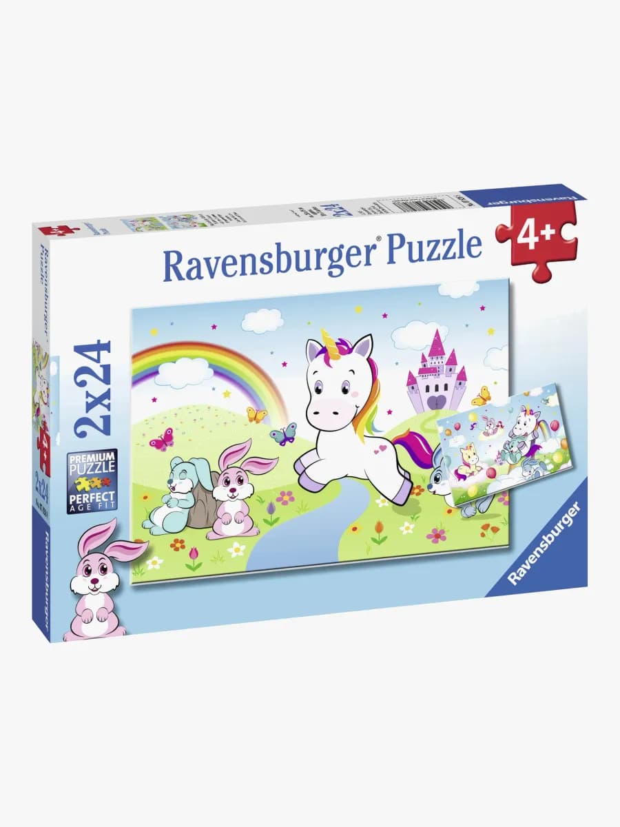 Ravensburger Pussel Enhörning 2x24 Bitar