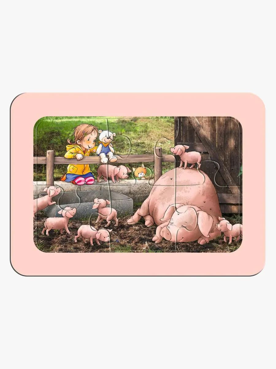 Ravensburger Pussel Exploring The Farm 3x6 Bitar