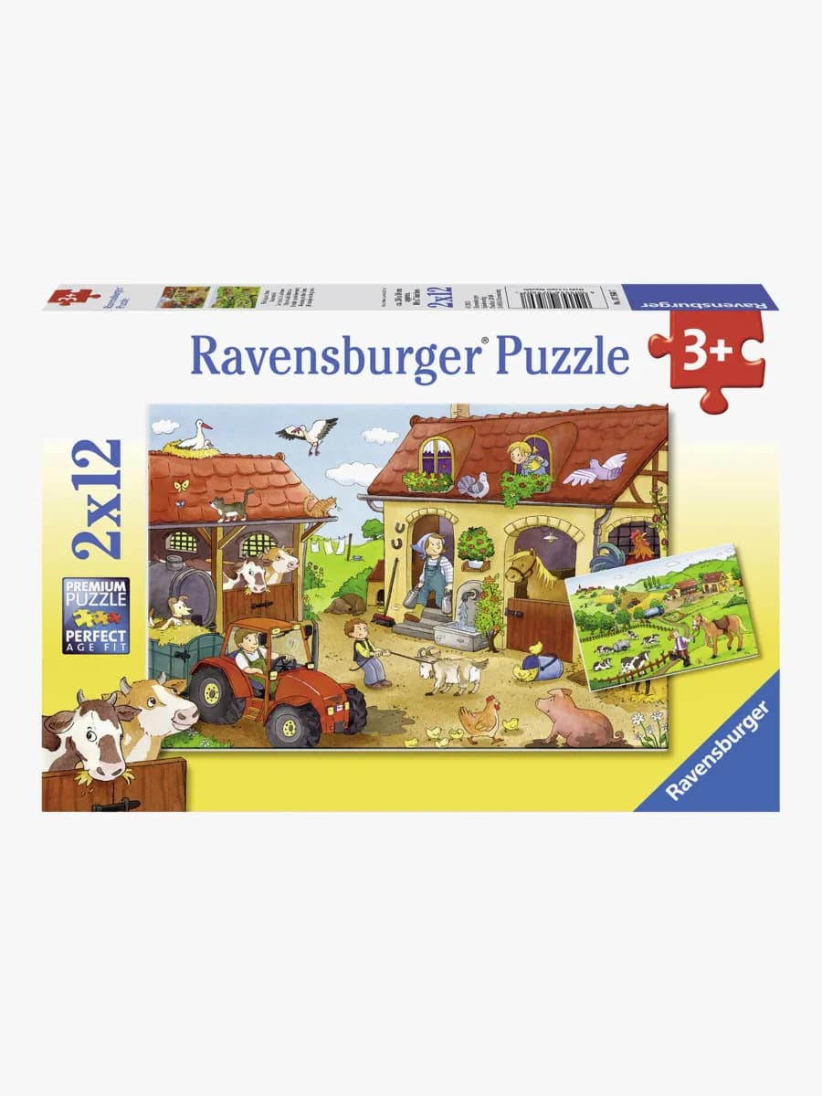 Ravensburger Pussel Farmarbete 2x12 Bitar