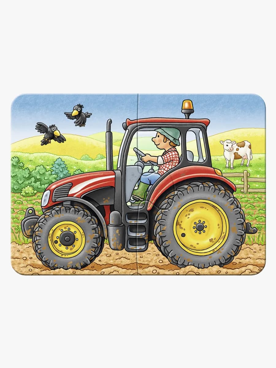 Ravensburger Pussel Fordon 2, 4, 6 &  8 Bitar