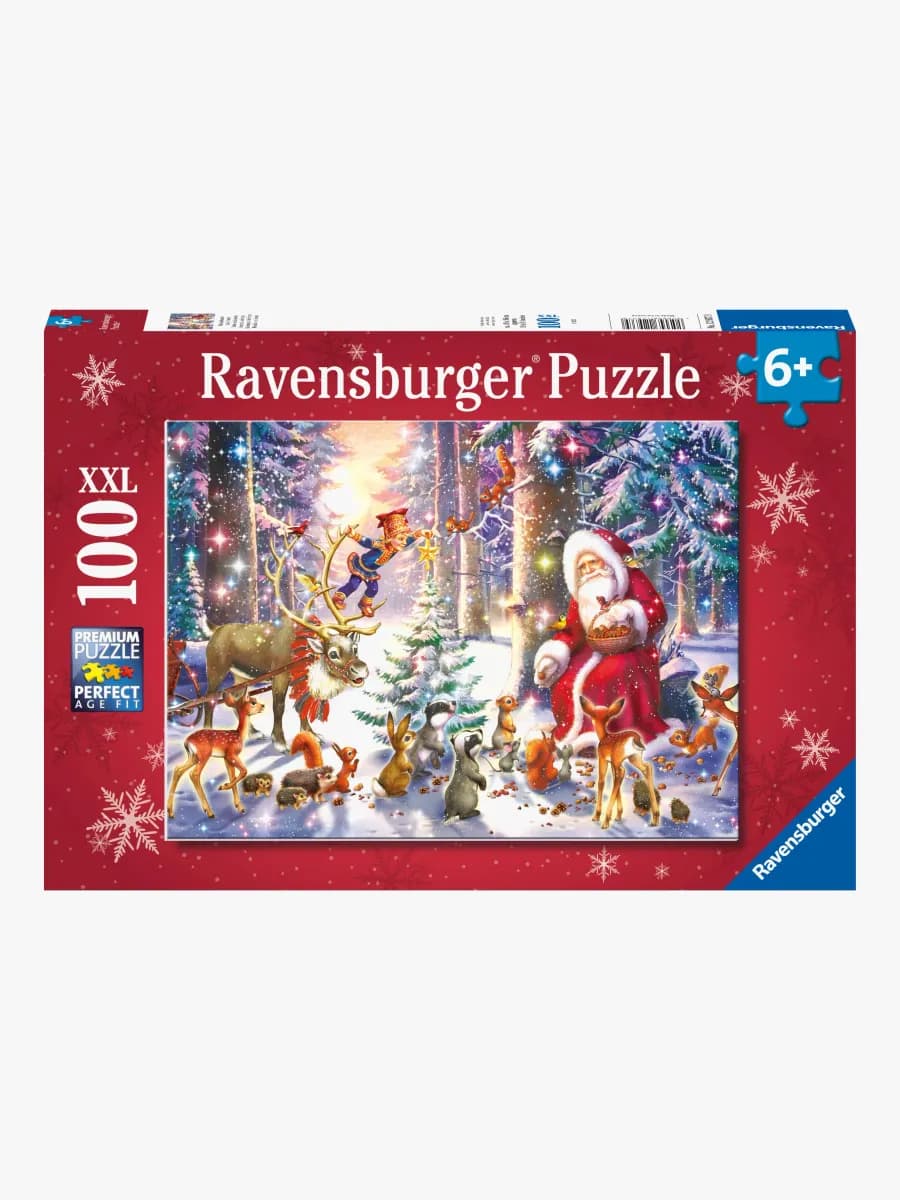 Ravensburger Pussel Jul I Skogen, 100 Bitar