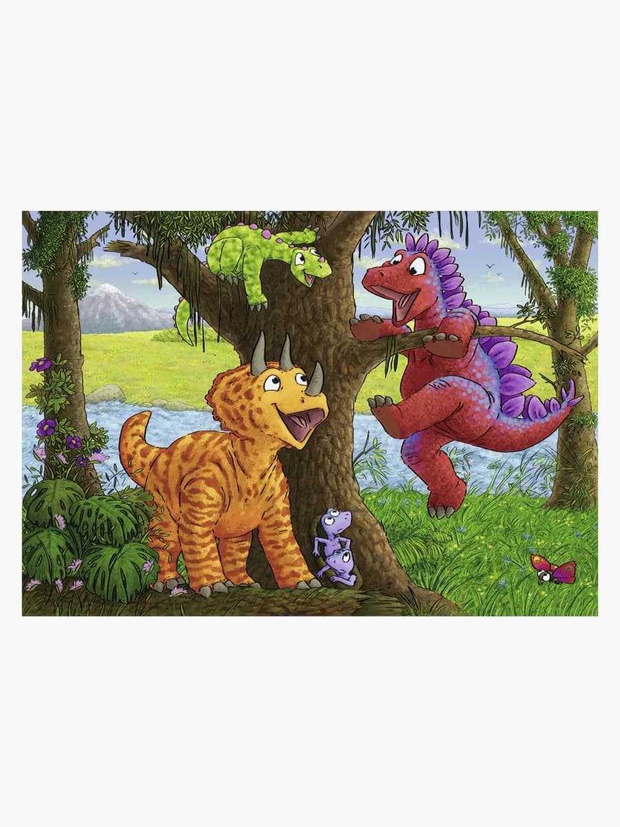 Ravensburger Pussel Lekande Dinosaurier 2x24 Bitar