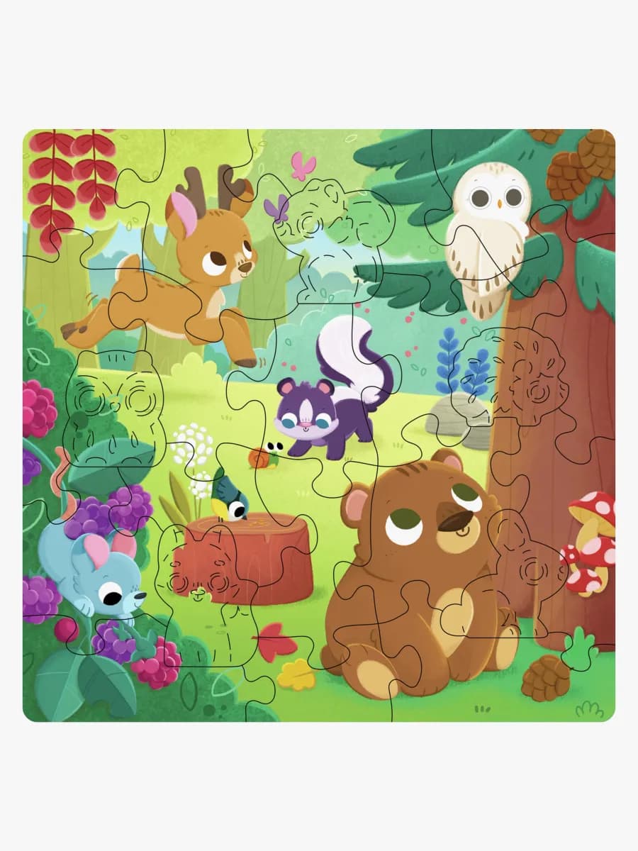 Ravensburger Träpussel Skogsdjur 22 Bitar