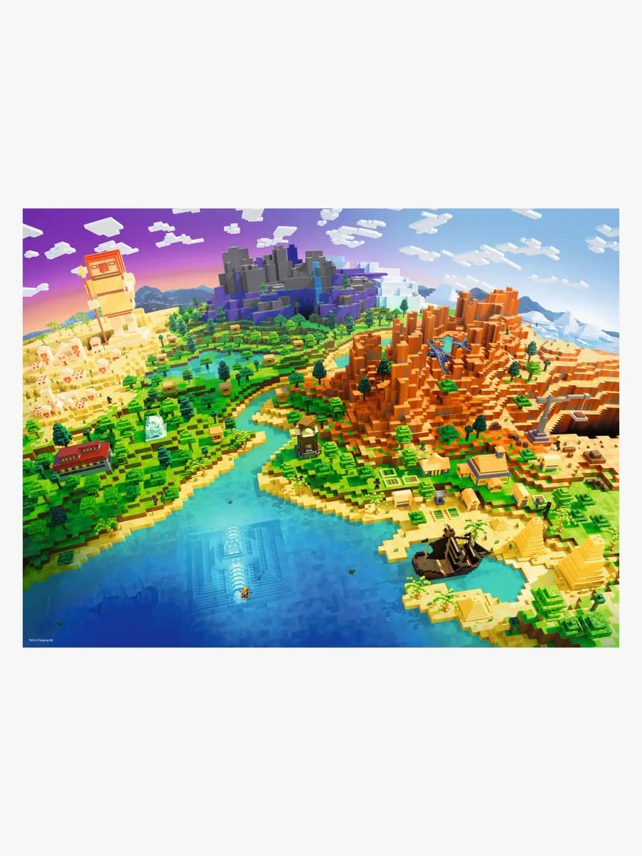 Ravensburger World of Minecraft Pussel 500 Bitar