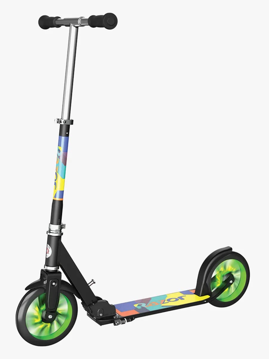 Razor A5 Lux Light Up Sparkcykel, Grön