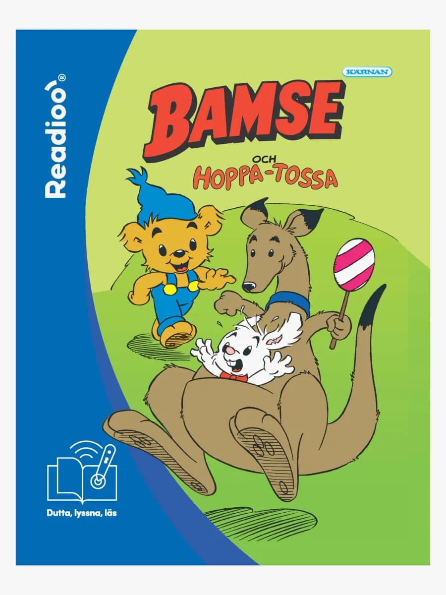 Readioo Bok Bamse och Hoppa-Tossa till Läspenna