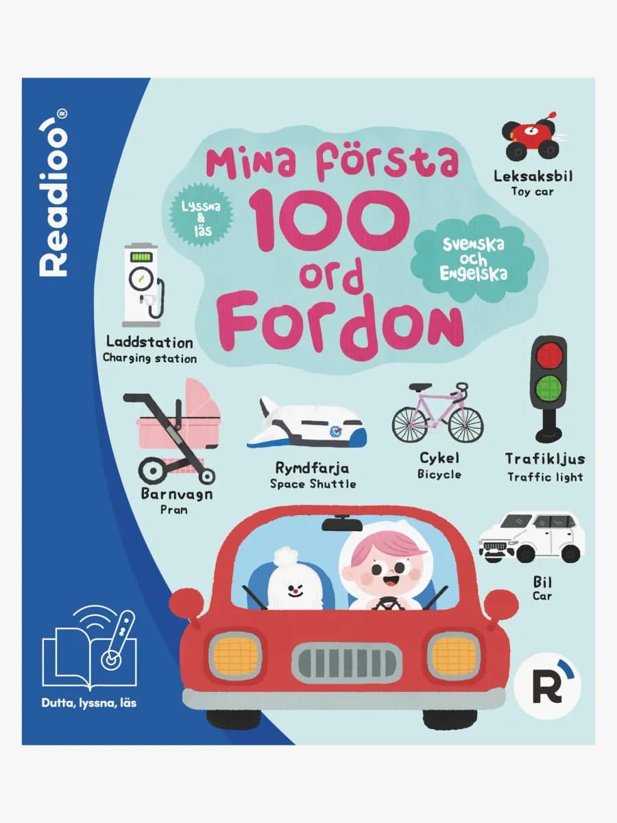 Readioo Interaktiv Bok Mina första 100 ord Fordon