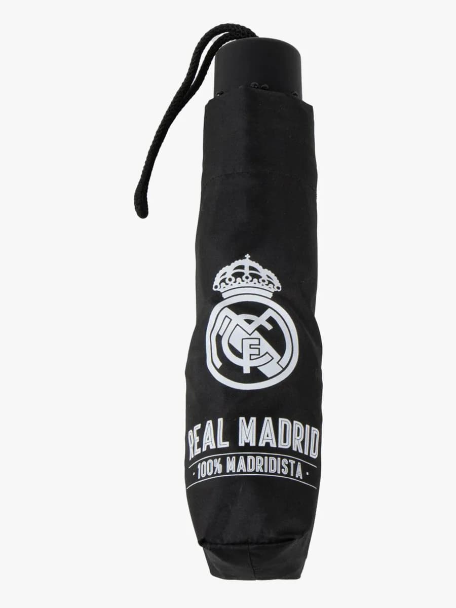 Real Madrid  Hopfällbart Paraply, Svart