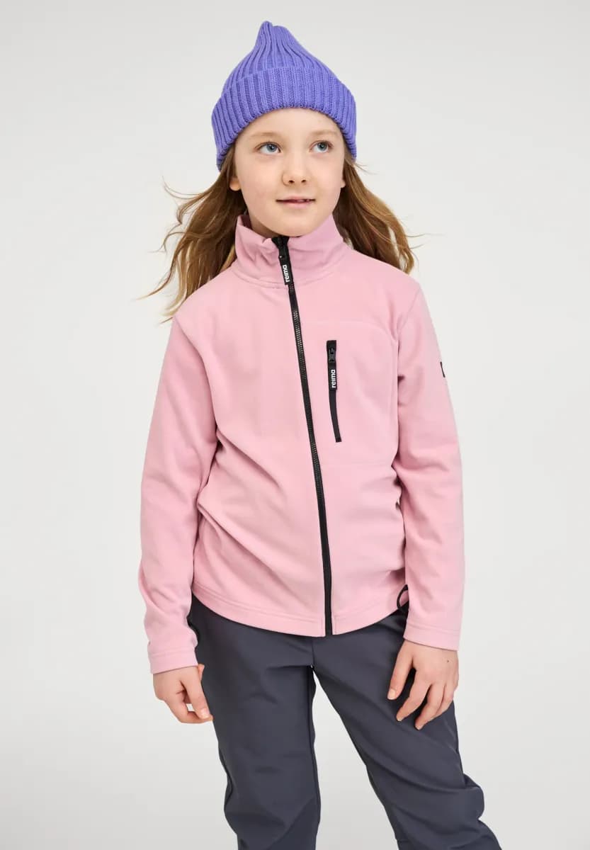 Reima Iisisti Fleecejacka, Grey Pink, 152