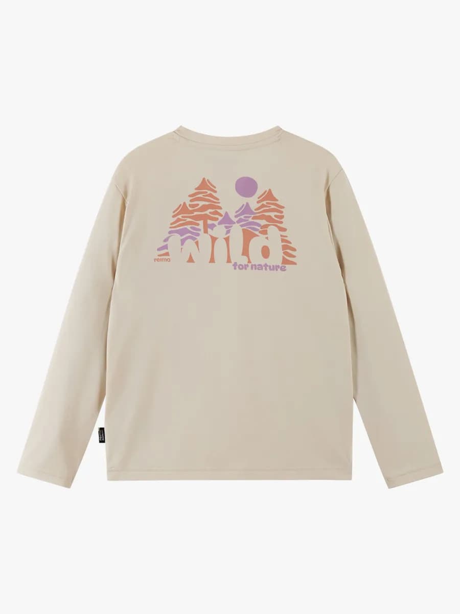 Reima Inista BugProof  Långärmad T-shirt, Birch Beige, 110