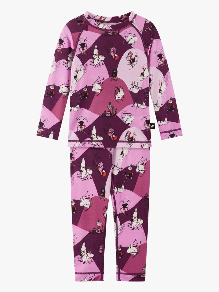Reima Mumin Trivsam Underställ Ullmix, Rose Pink, 104