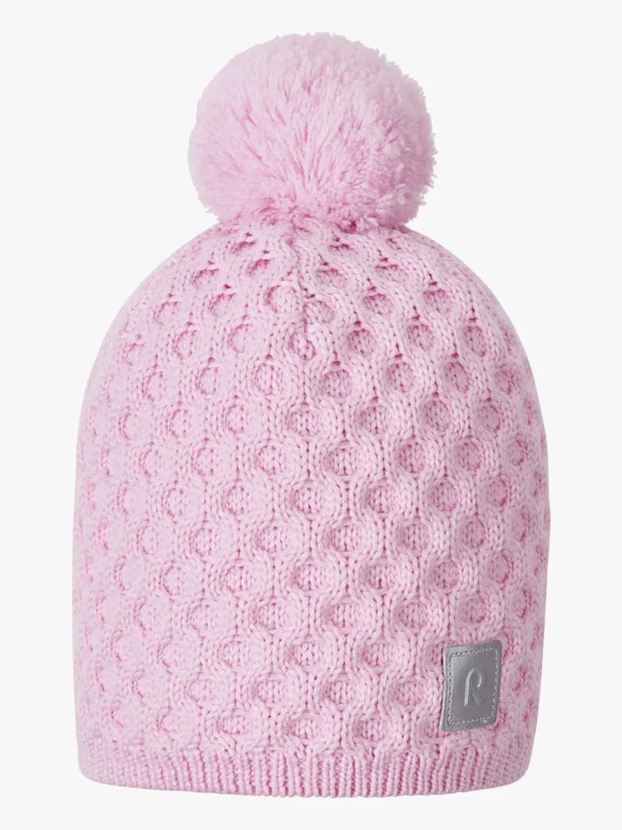 Reima Nyksund Mössa Merinoull, Pale Rose, 48
