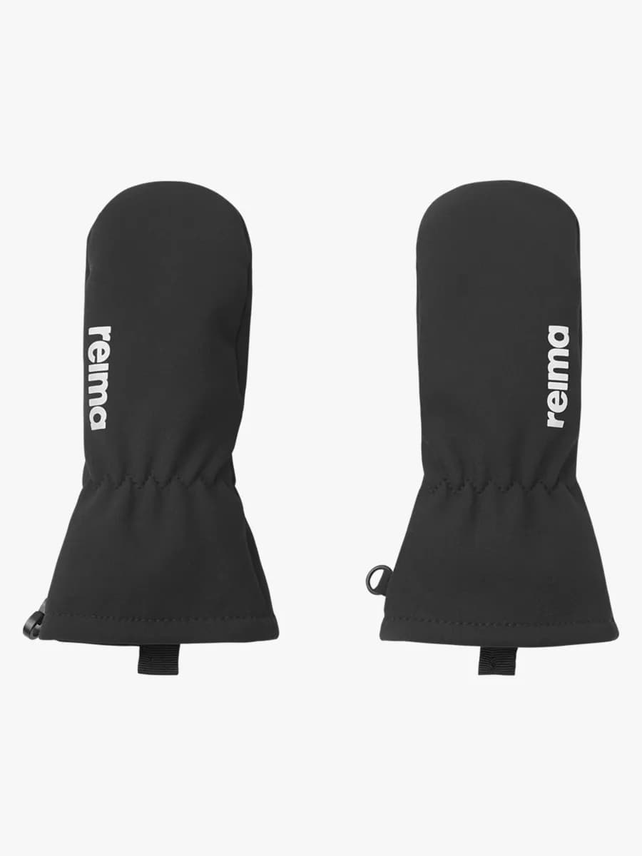 Reima Osaten Softshellvantar, Svart, 5