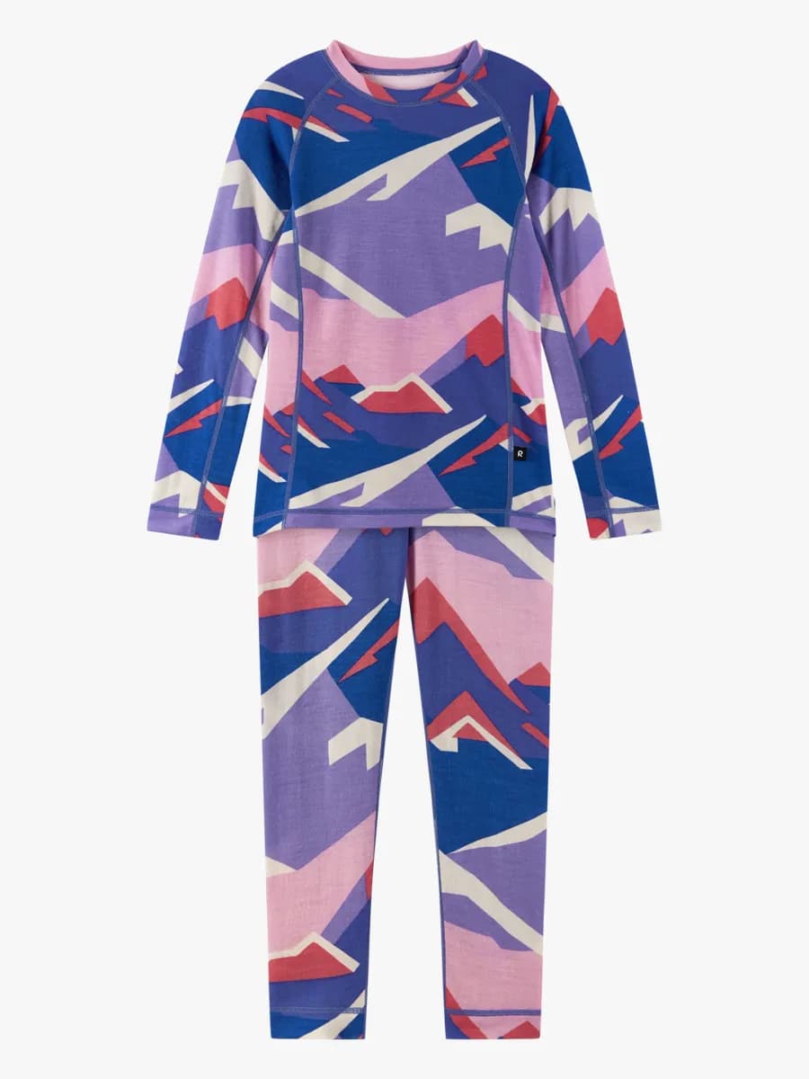Reima Taitoa Underställ Ullmix, Breezy Violet, 110