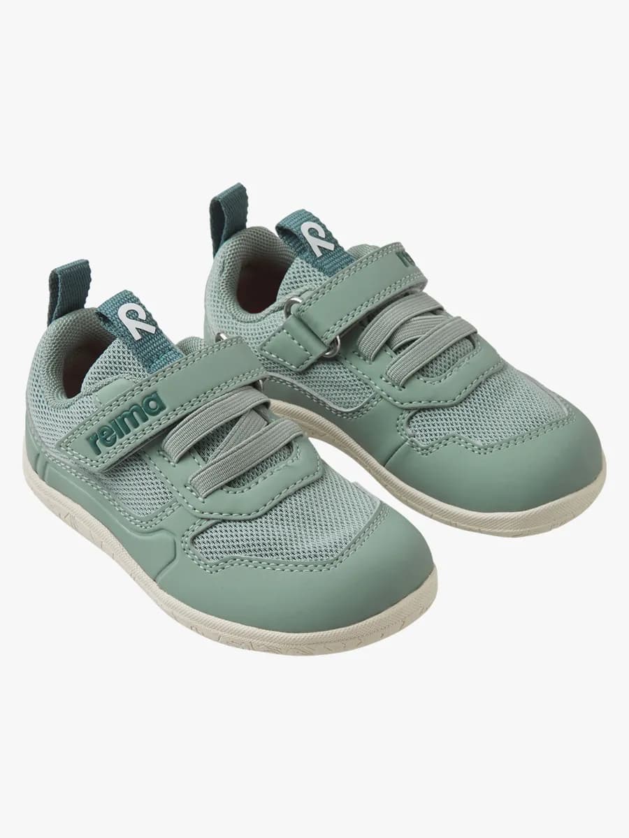 Reima Telmin Barefoot Sneakers, Stone Green, 22