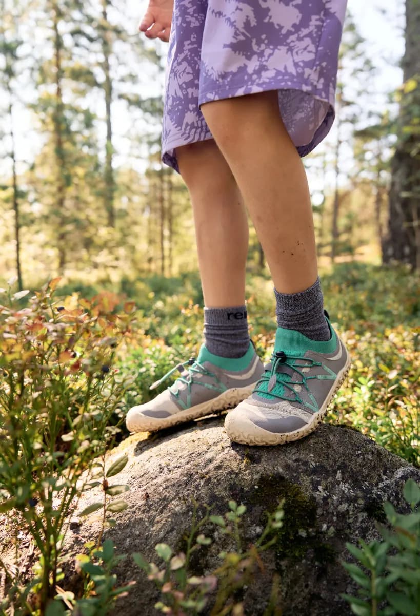 Reima Vaellus Barefoot Sneakers, Earthy Beige, 30