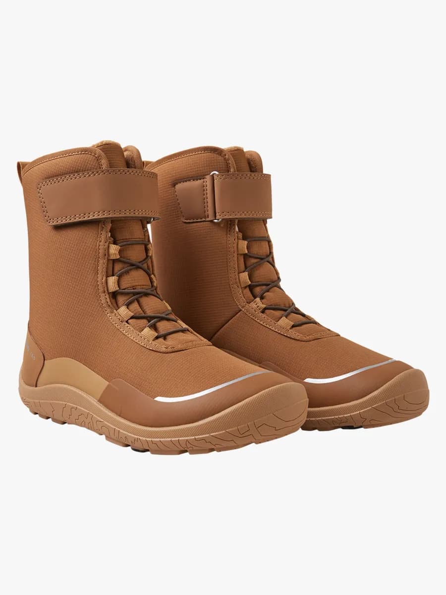 Reimatec Barefoot Jr Talvella Vinterkängor, Cinnamon Brown, 33