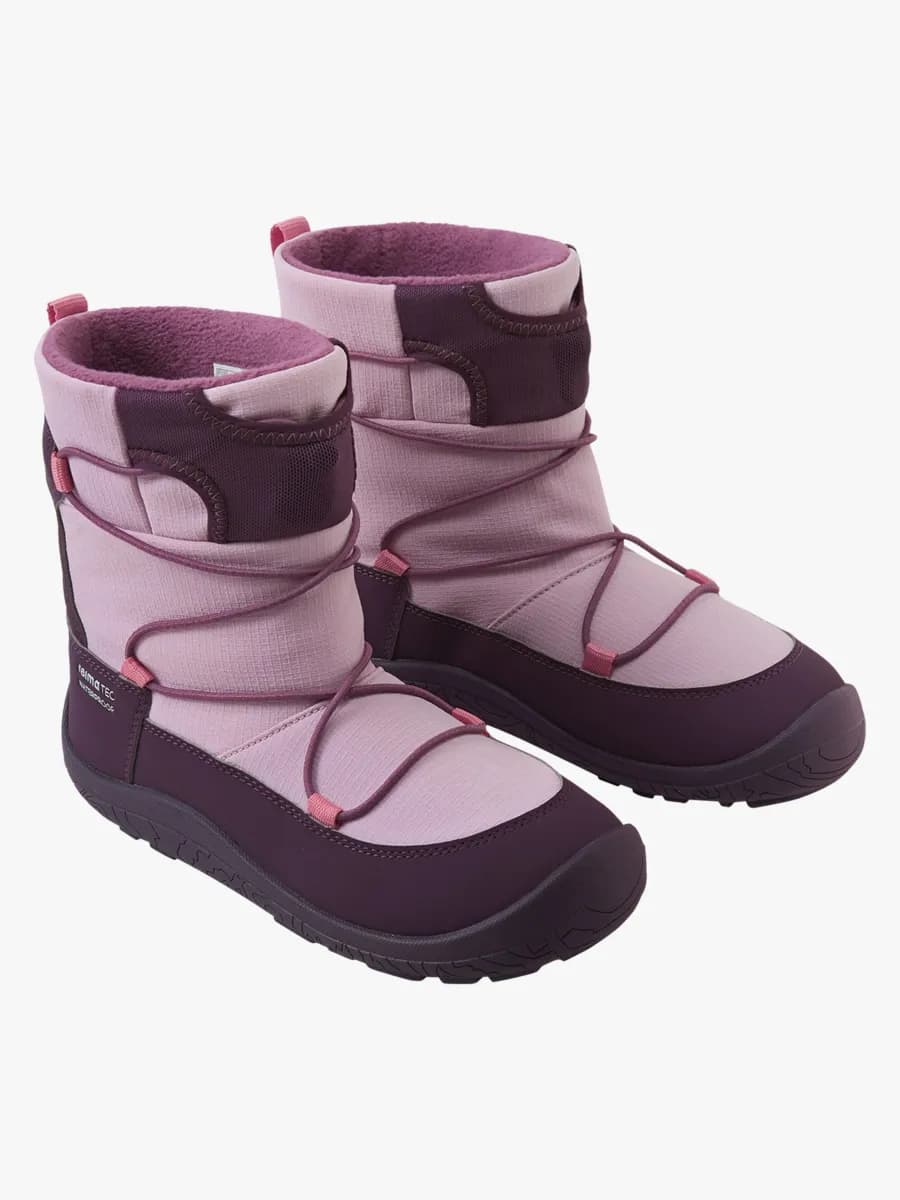 Reimatec Ensilumi Barefoot Jr Vinterkängor, Deep Purple, 39