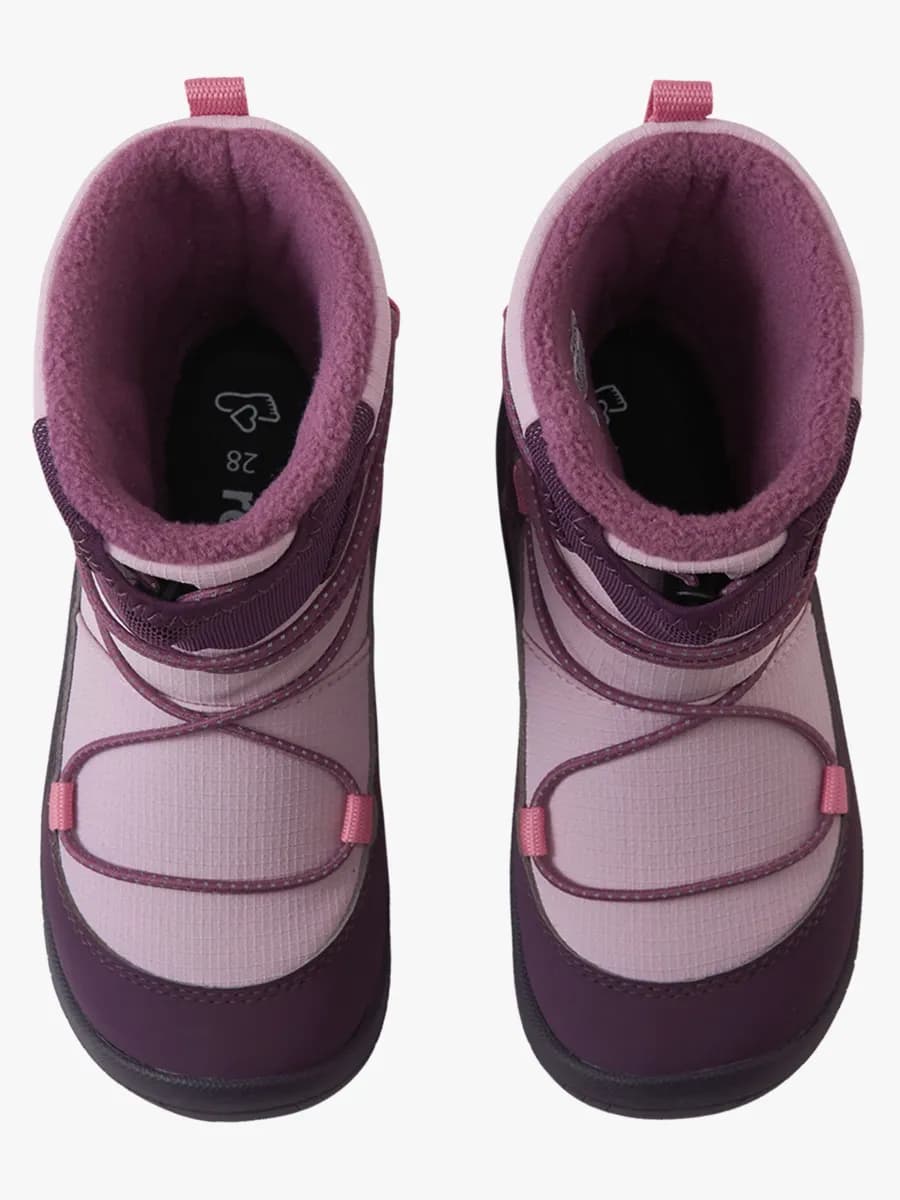Reimatec Ensilumi Barefoot Vinterkängor, Deep Purple, 25