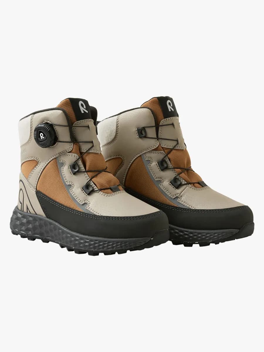 Reimatec Hallava Quicklock Vinterkängor, Earthy Beige, 29