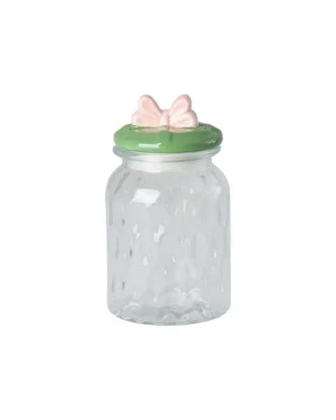 Rice Glasburk med lock M (Green)