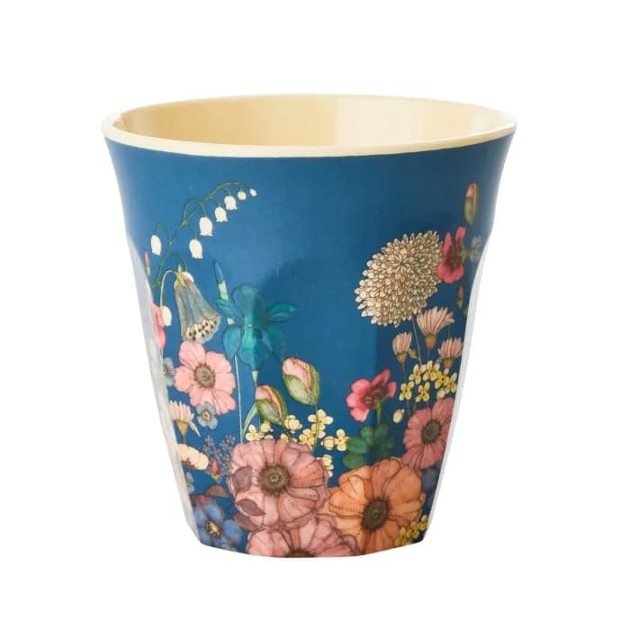 Rice Mugg Melamin M (Flower Collage)