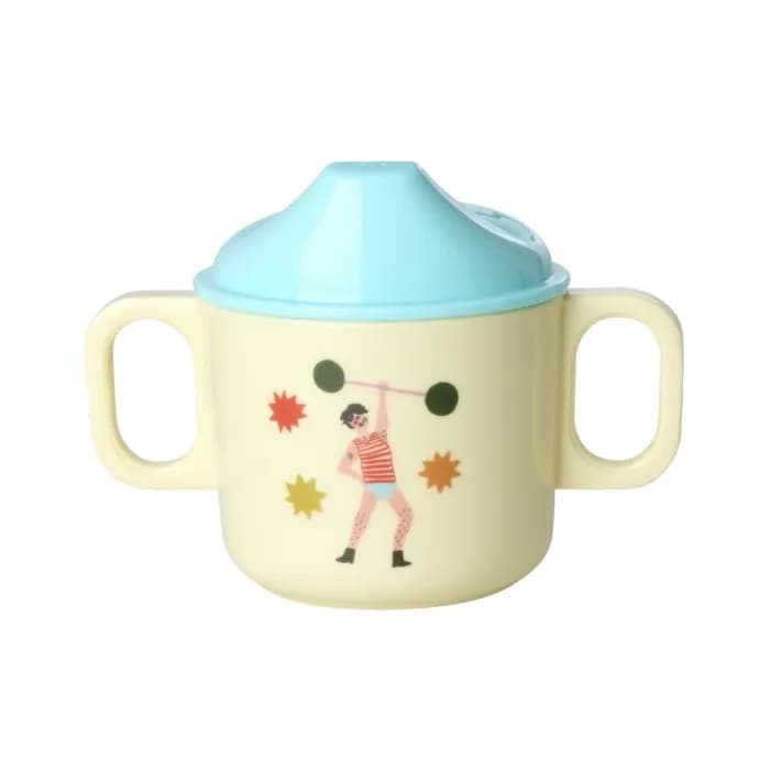Rice Pipmugg med handtag Fun Fair (Mint)