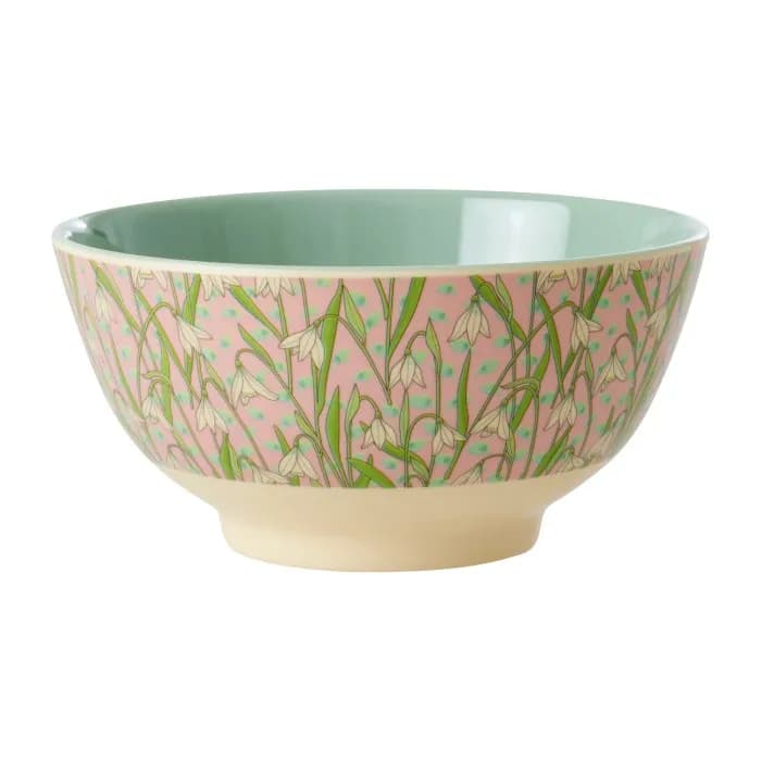 Rice Skål Melamin M (Snowdrop)