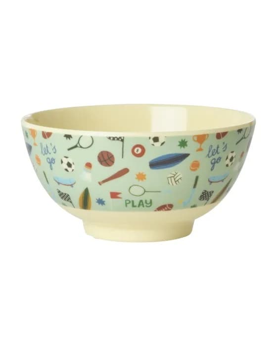 Rice Skål Melamin M (Sports Print)