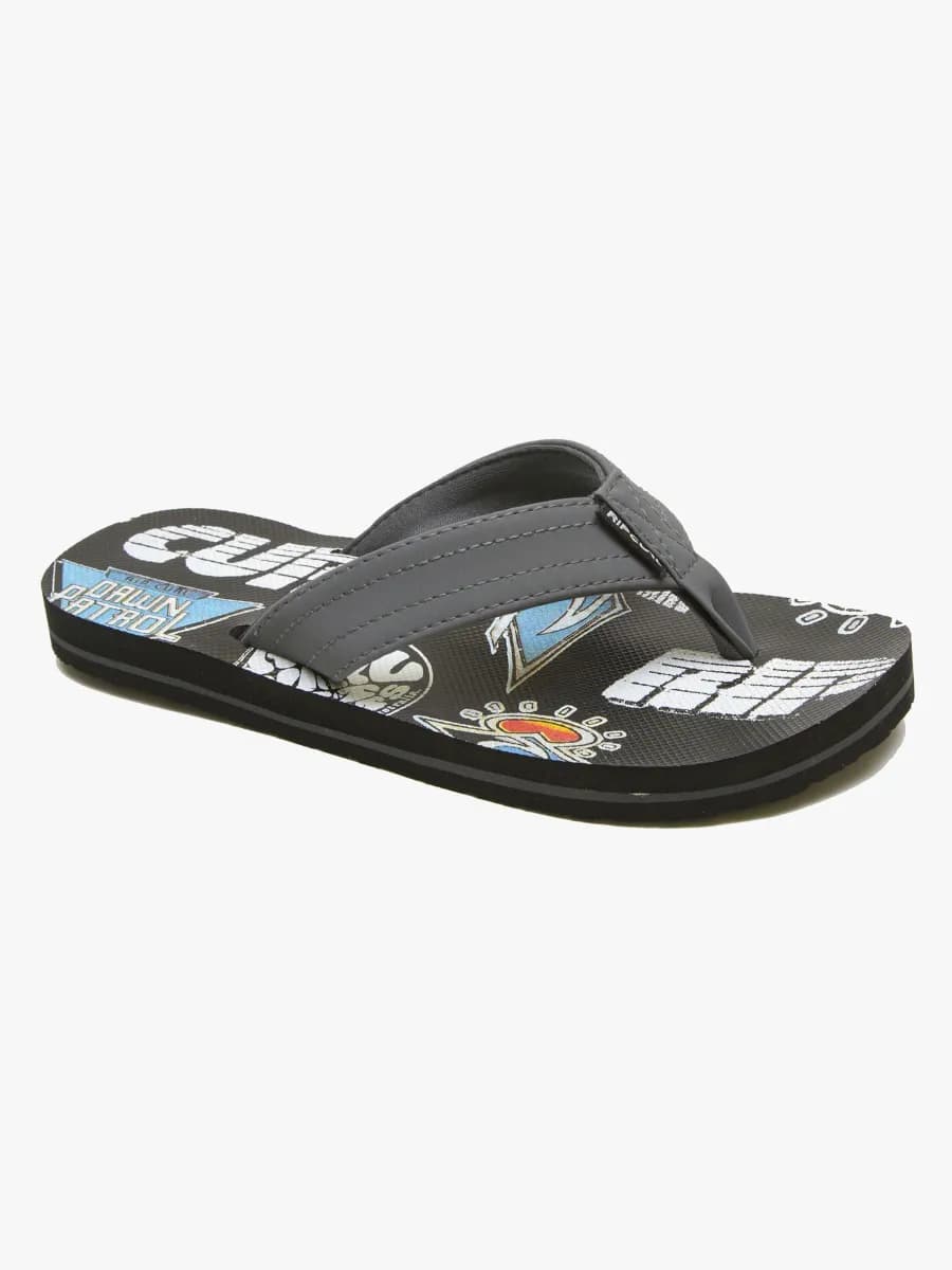 Rip Curl Ripper Kids Flip Flop, Grey 29