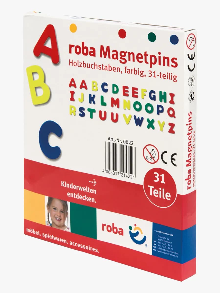 Roba Magnetbokstäver 31 st