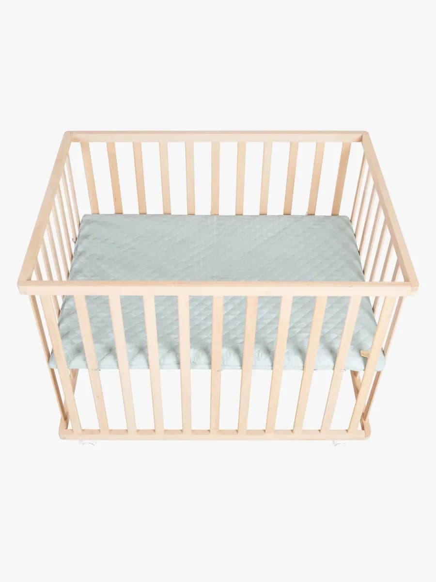 Roba Style Lekhage med Hjul, Wood &  Green