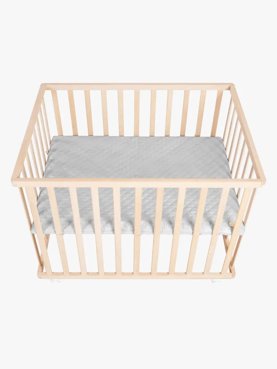 Roba Style Lekhage med Hjul, Wood &  Grey