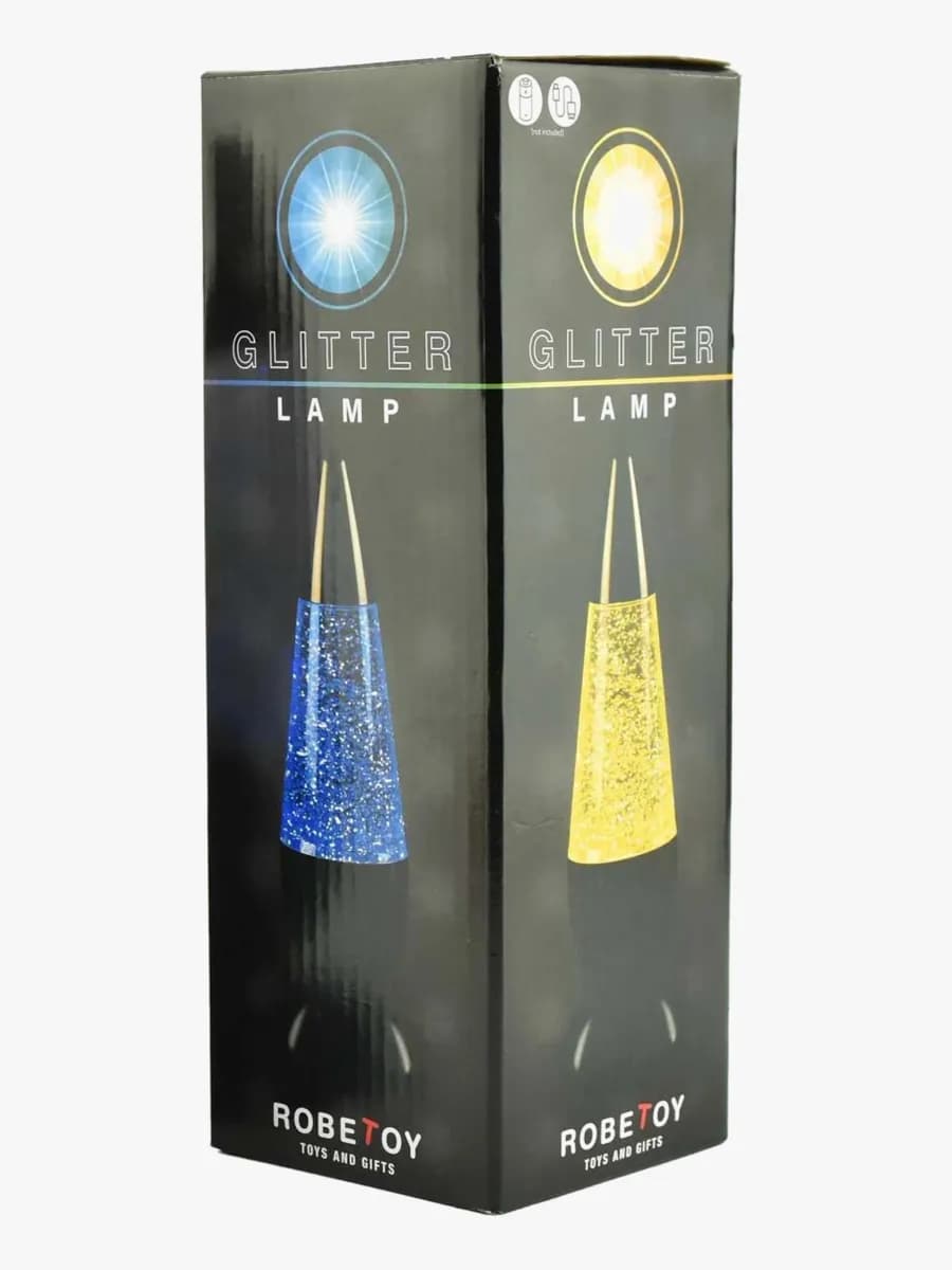 Robetoy Glitterlampa 25 cm, Barnrum