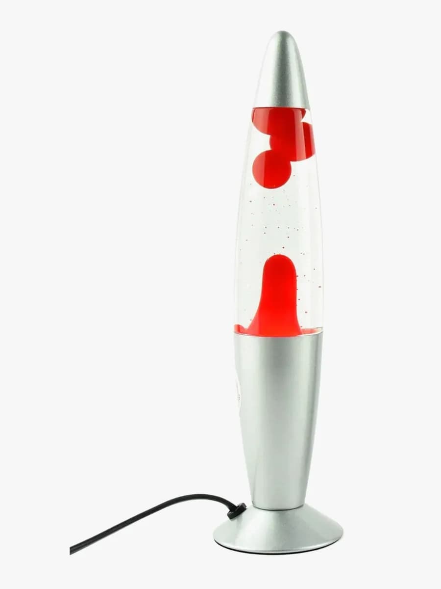 Robetoy Lavalampa 34 cm, Röd, Barnrum