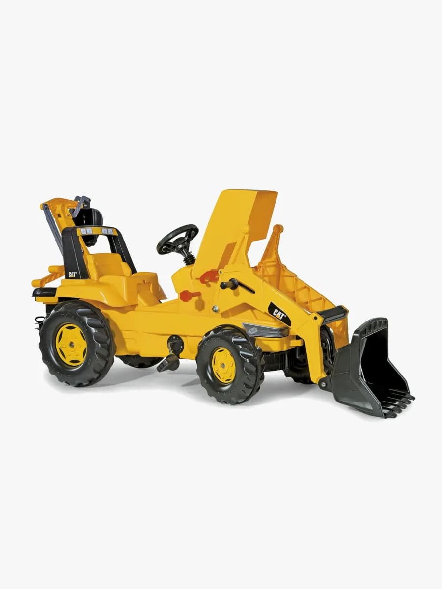 Rolly Toys Junior CAT Tramptraktor med Grävare