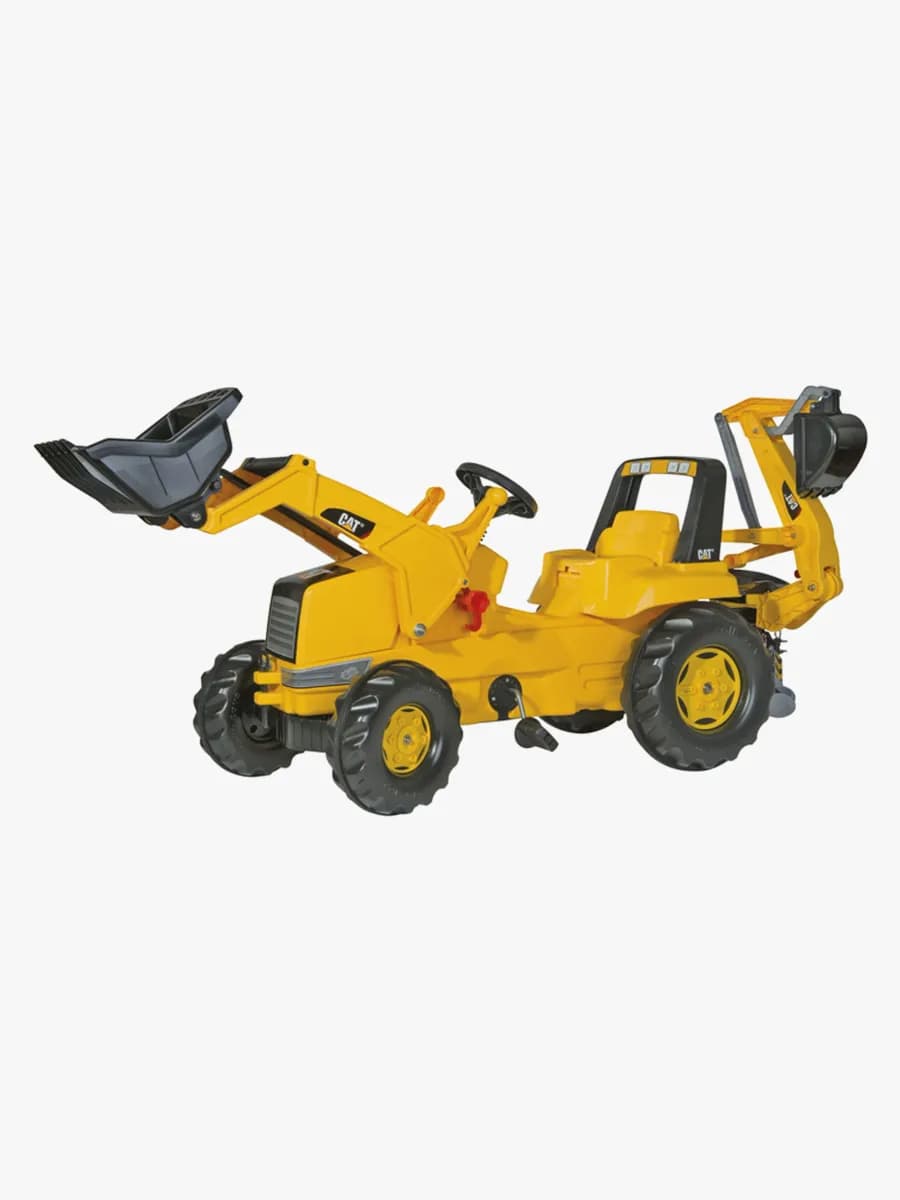 Rolly Toys Junior CAT Tramptraktor med Grävare