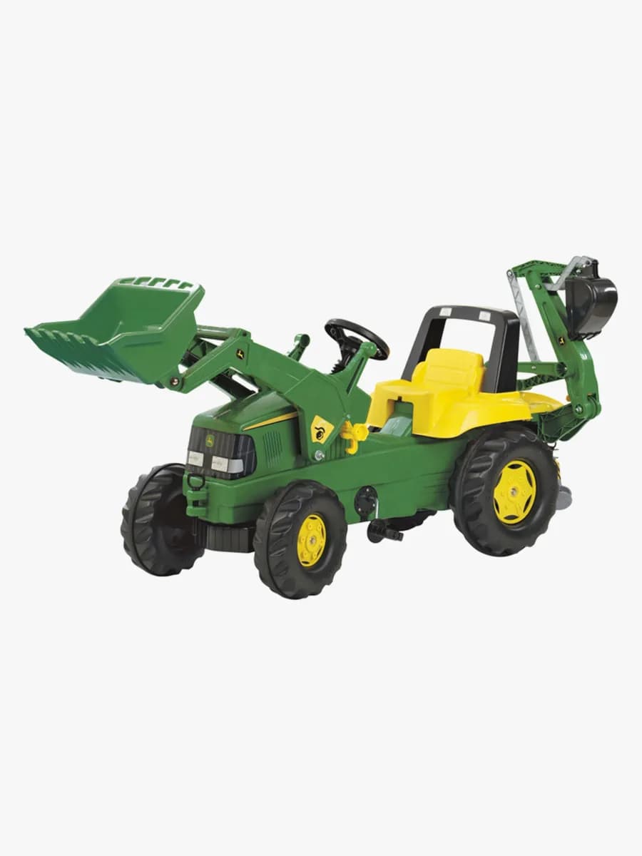 Rolly Toys Junior Traktor JD med Grävare