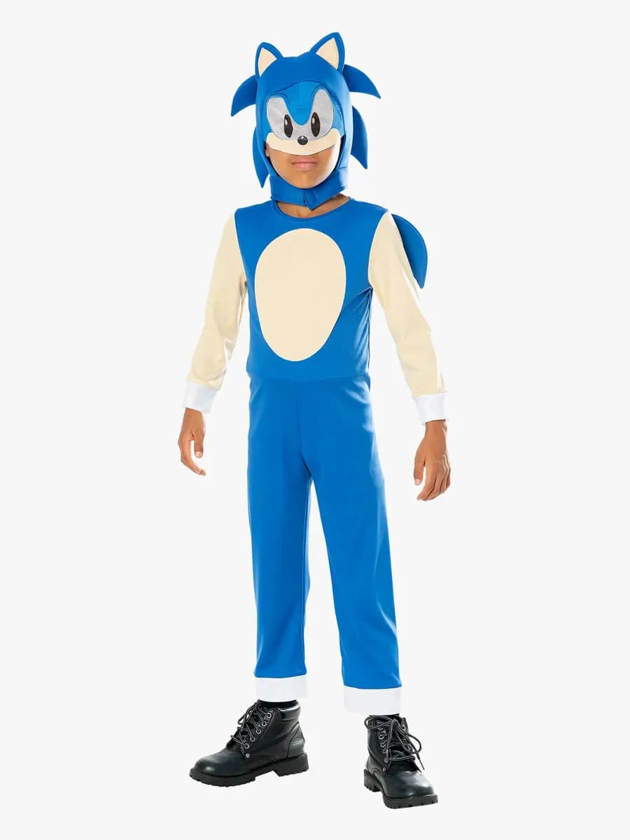 Rubies Sonic The Hedgehog Utklädnad Deluxe, 5-6 år