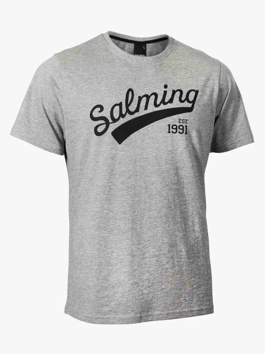 Salming Logo Tee JR T-shirt, Grey 128
